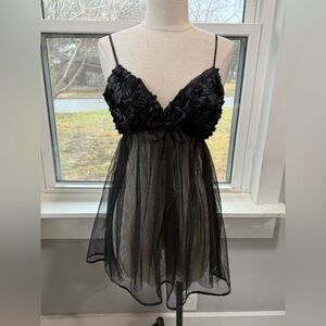 Flora‎ Bellflower Babydoll Chemise Size Small